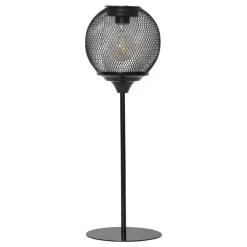 STAR TRADING Solar LED-bordlampe Sunlight med væv