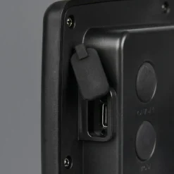 Reality Leuchten Solar spotlight Obidos, sort mat, aluminium, 3 stk