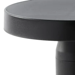 FARO BARCELONA Solar-LED-bordlampe Cairo, sort, plast, IP44, 21cm