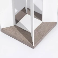 Solcellelanterne Teckalu, Duratek/hvid, 45,5 cm^Les Jardins Hot