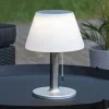STAR TRADING Dekorationsbelysning|Solcellelamper>Solia LED-bordlampe med solcelle og trækafbryder