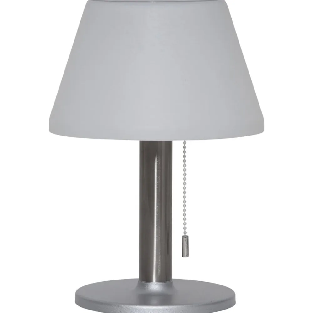 STAR TRADING Dekorationsbelysning|Solcellelamper>Solia LED-bordlampe med solcelle og trækafbryder