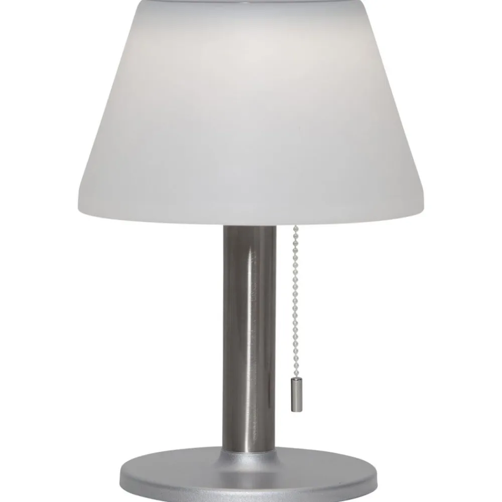 STAR TRADING Dekorationsbelysning|Solcellelamper>Solia LED-bordlampe med solcelle og trækafbryder