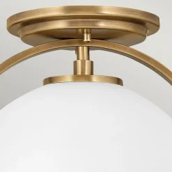 Somerset loftlampe, 1 lyskilde, messing^Quintiesse Hot