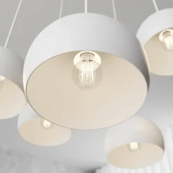 Luminex Sool-pendel, hvid, fem lys