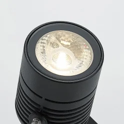 Sort udendørs LED-spot Maris med jordspyd^Lindby Clearance