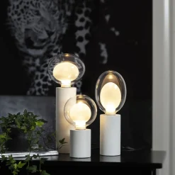 Space E27 G150 LED-pære 3,5 W, opal, 3-trins dæmp.^STAR TRADING Hot