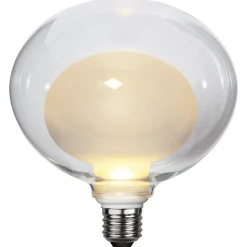 Space E27 G150 LED-pære 3,5 W, opal, 3-trins dæmp.^STAR TRADING Hot
