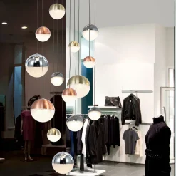 Schuller Valencia Sphere LED-hængelampe, flerfarvet, 14 lk., app