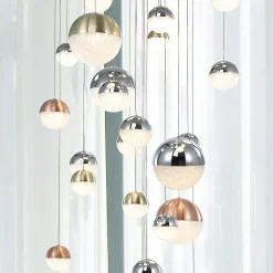 Schuller Valencia Pendellamper>Sphere LED-pendellampe, flerfarvet, 27 lk., app