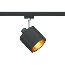 Trio Lighting Skinnesystem>spot DUOline 783301 E14, sort/guld