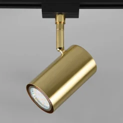 spot med 2 kredsløb Marley DUOline, GU10, mat messing^Trio Lighting Online