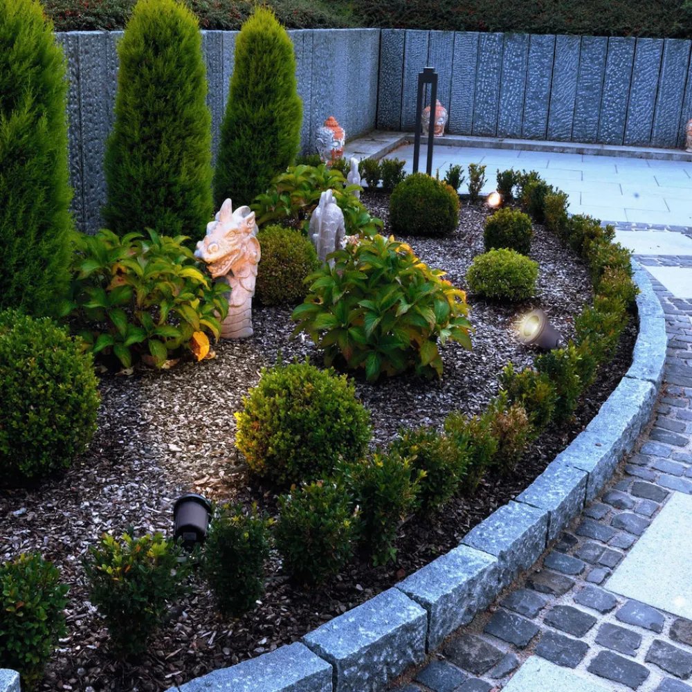 Deko-Light Udendørs Spot>Spot med jordspyd, Ø 10 cm, sort, drejelig, IP65