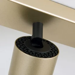 ORION Spotlight Sean, 6 lyskilder, guldfarvet, metal, drejeligt monteret