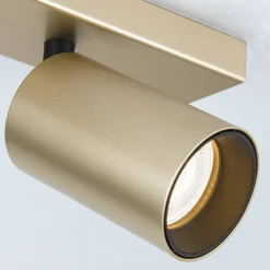 Spotlight Sean, 4 lyskilder, guldfarvet, metal, drejeligt monteret^ORION Clearance