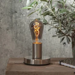 ST64 LED-filamentpære E27 3 W 1.800 K røgglas^STAR TRADING Hot