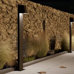 Stagnone LED-gadelampe i sort^EGLO New