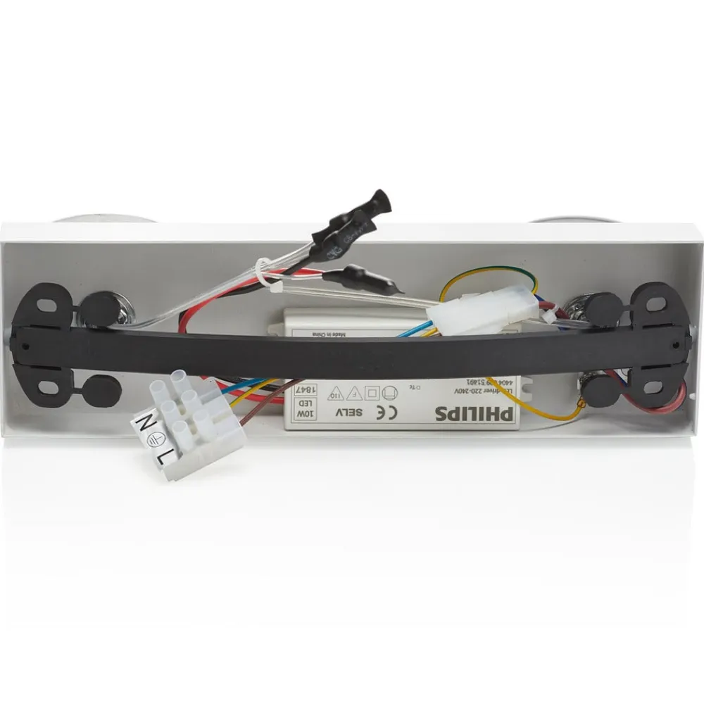 Philips Star - 2 lyskilder LED spot, WarmGlow, hvid