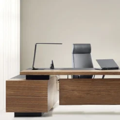 Aluminor Arbejdsrum/Kontor|Bordlamper>Starglass LED-bordlampe med glasfod