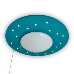 Børn Niermann Standby Starlight loftlampe med stjernehimmel, blå