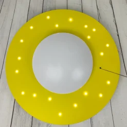 Børn Niermann Standby Starlight loftlampe med stjernehimmel, gul