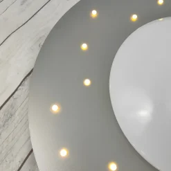 Børn Niermann Standby Starlight loftlampe med stjernehimmel, sølv