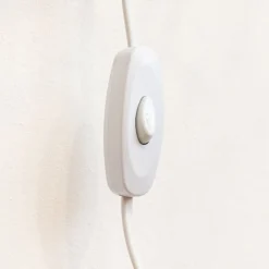 HELAM STARLIGHT væglampe, cremehvid 1 lyskilde Ø 18 cm metalstik