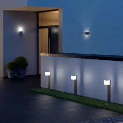 STEINEL GL 80 SC gadelampe med sensor, sølv