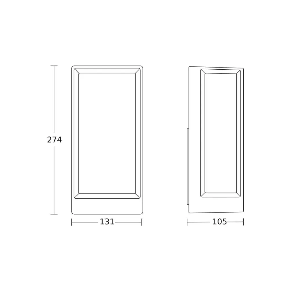 STEINEL L 42 C udendørs LED-væglampe antracit