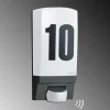 L 1 husnummerlampe med sensor sort^STEINEL Sale