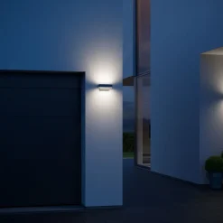 L 810 S LED-væglampe, mat sort^STEINEL Discount