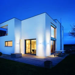 STEINEL L 910 S udendørs LED-væglampe, sensor sølv