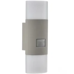 STEINEL L 910 S udendørs LED-væglampe, sensor sølv