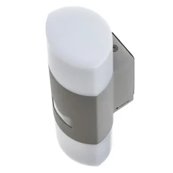 STEINEL L 910 S udendørs LED-væglampe, sensor sølv