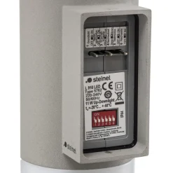 STEINEL L 910 S udendørs LED-væglampe, sensor sølv