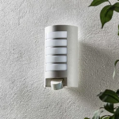 L 12 S Udendørs væglampe med sensor, sølv^STEINEL New