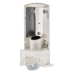 L 12 S Udendørs væglampe med sensor, sølv^STEINEL New