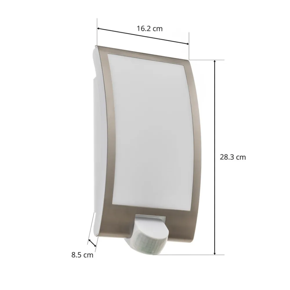 STEINEL Væglampe Med Sensor|Væglamper>L 22 S Udendørs væglampe, sensor, stål