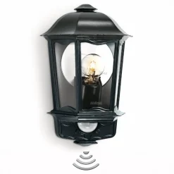 STEINEL L 190 S udendørs væglampe med sensor, sort