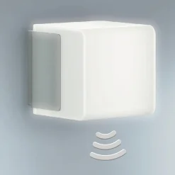 L 835 SC Udendørs væglampe med sensor sølv^STEINEL New