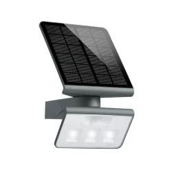 STEINEL Solcelle Lampe Med Sensor|Væglampe Med Sensor>LED-solcellelampe XSolar L-S One, antracit, sensor