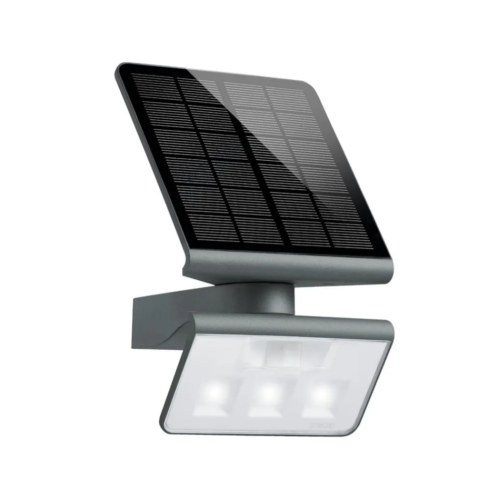 STEINEL Solcelle Lampe Med Sensor|Væglampe Med Sensor>LED-solcellelampe XSolar L-S One, antracit, sensor