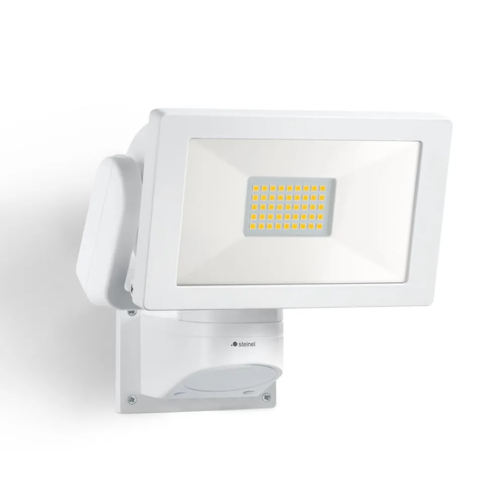 STEINEL udendørs LED-spot LS 300, hvid, metal, IP44