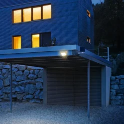 XSolar L-S solcelledrevet LED-udendørs væglampe, sølvfarvet^STEINEL Best