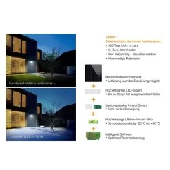 STEINEL XSolar Stand LED-solcellelampe, sølv