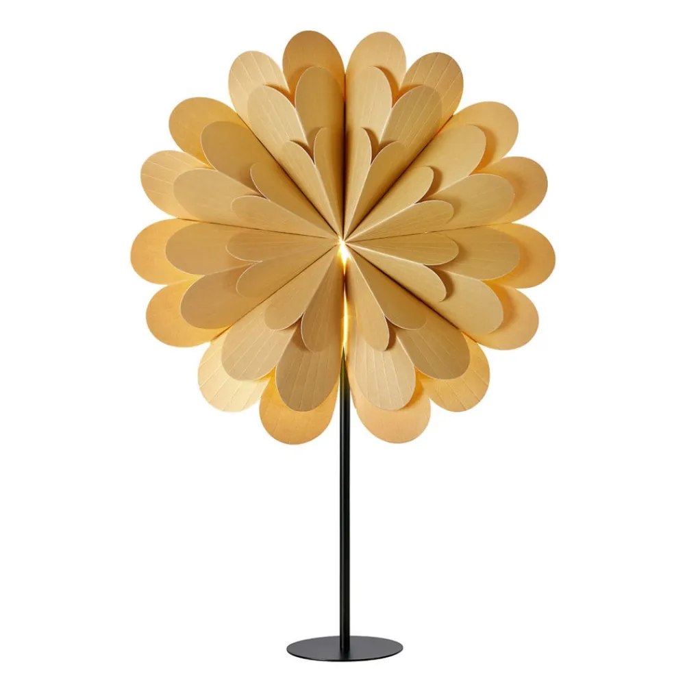 Stående stjerne Maravilla, guld/sort Højde 68 cm^Markslöjd Clearance