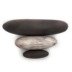 Stenimitation: den beige-brune væglampe LITICA^ORION Hot