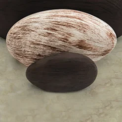 Stenimitation: den beige-brune væglampe LITICA^ORION Hot