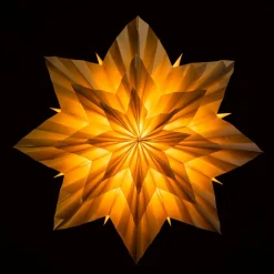 STERNTALER 2024 3D-papirstjerne Ø 60 cm grå