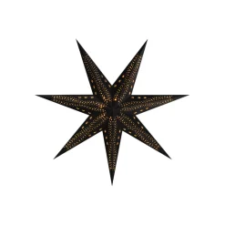 STERNTALER Fløjl papirstjerne, Ø 75 cm sort